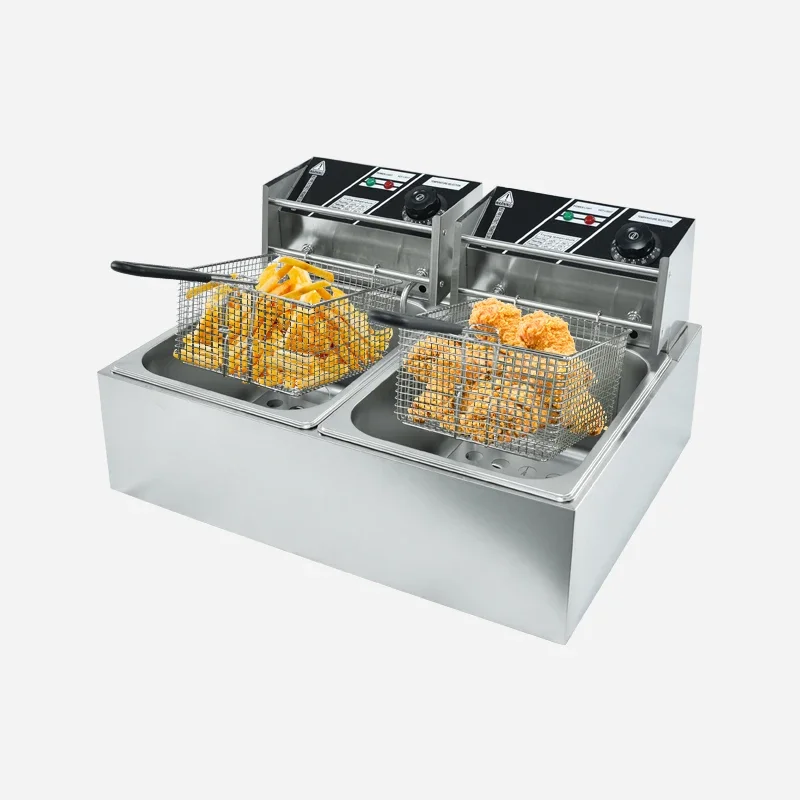 High quality immersion double tank fryer