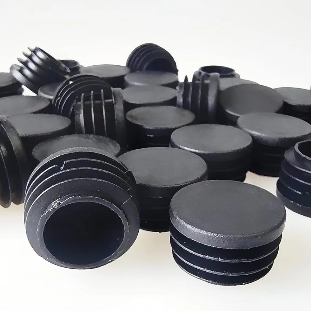 10 Pcs 19mm Round Plastic Hole Plugs Caps ,Inserts for Metal Tubing, Hardware Plugs, Fences, Glide Protection from Chair