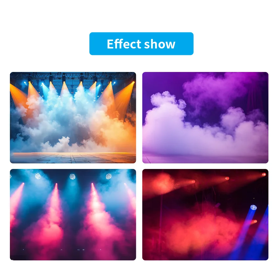 1000 واط آلة لصنع الدخان Waterbase Hazer المرحلة تأثير DMX التحكم اللاسلكي ل Dj ديسكو تظهر الأحداث حفل زفاف عن بعد DMX Fazer Fo #6