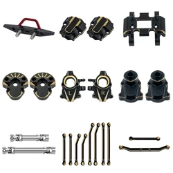 Front and Rear Axle Diff Cover Skid Plate Bumper Drive Shafts For Redcat Ascent-18 Rc Car Upgrade Parts Crawler Accessories 1/18