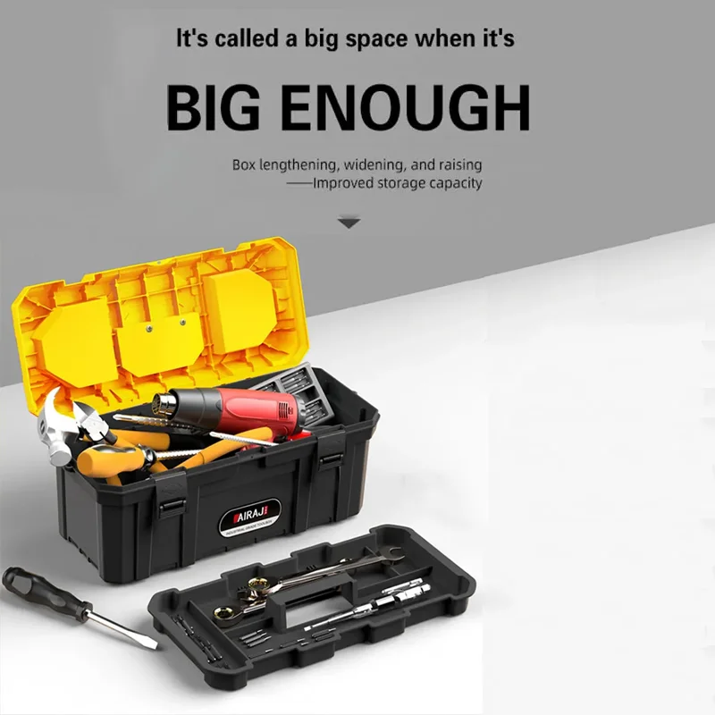Portable Tool Organizer Box Multifunctional Plastic ABS Thickened Multiple Specifications with Handle Tool Storage Box