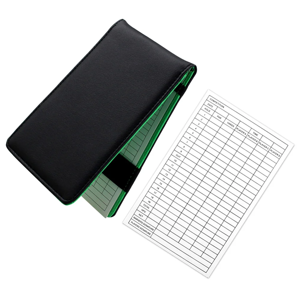 

Golf Score Book Portable Scorebook The Notebook Ball Stylish Golfs Golfing Balls Record