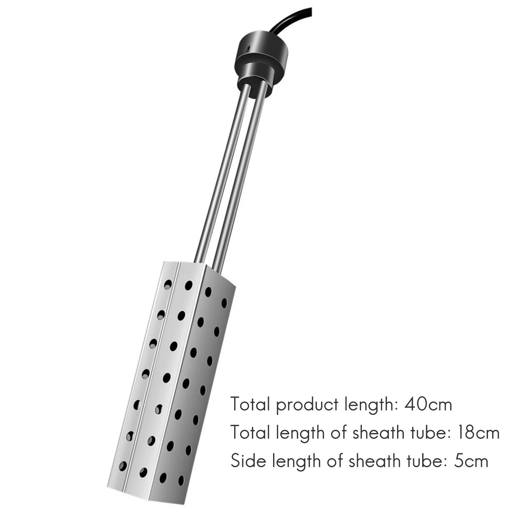 เครื่องทำ pemanas Air listrik 2500W แบบจุ่มในห้องครัวห้องน้ำสระว่ายน้ำเครื่องทำน้ำอุ่นแบบทันทีปลั๊กแบบยุโรป