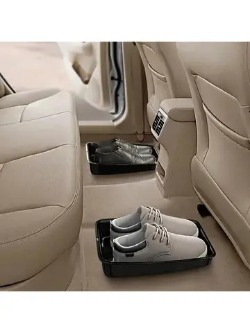 Car Shoes Storage Tray Interior Multifunctional Durable Accessory Tidying Vehicle Organizer Under Seat Container Box