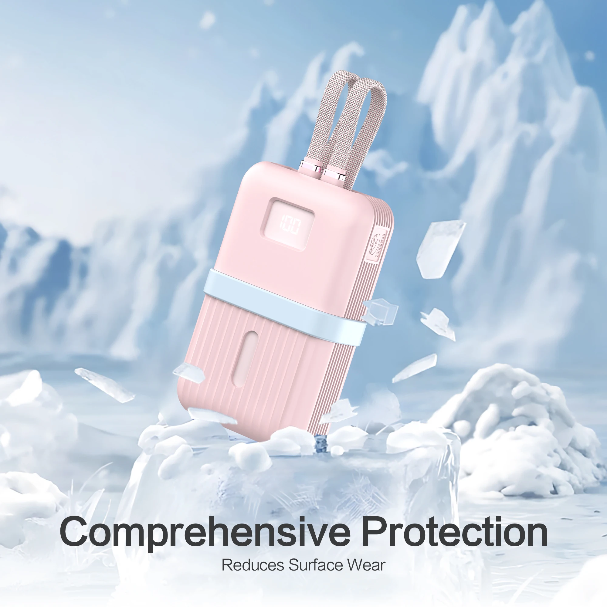 غطاء حماية من السيليكون لـ anker 10,000mAh 30W Power Bank/10,000mAh 35W Power Bank/20,000mAh 30W Power Bank/20,000mAh 35W