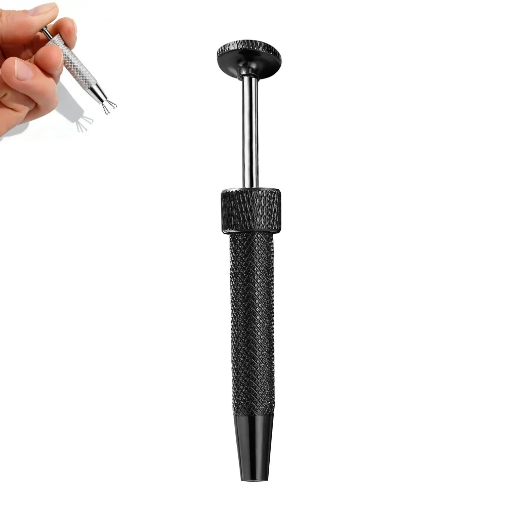 1/2pcs Stainless Steel Piercing Ball Grabbers 4-Prong Anti-Slip Multifunctional Claw Tweezers Professional Earring Tool