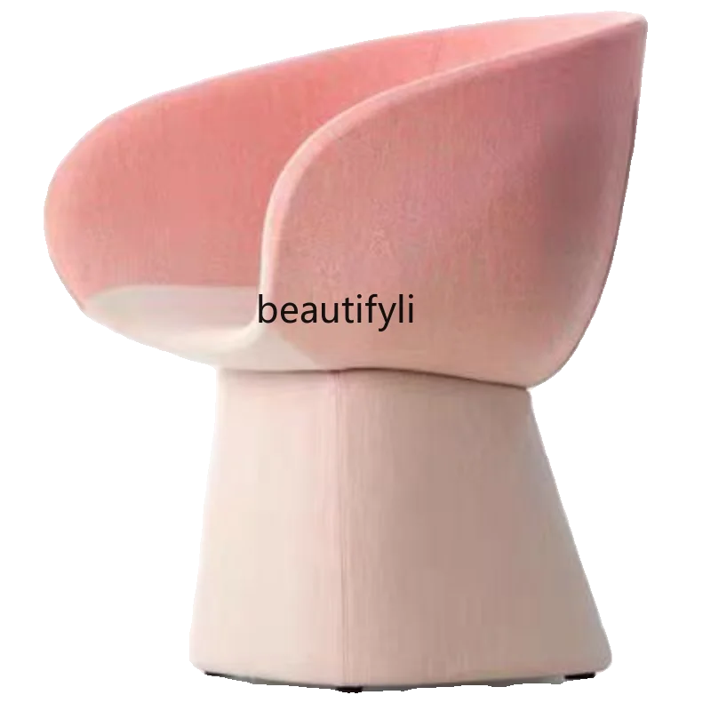 

Дизайнерский минималистичный стул Ins для спальни, со спинкой, туалетный столик, домашний косметический стул, туалетный стул для макияжа