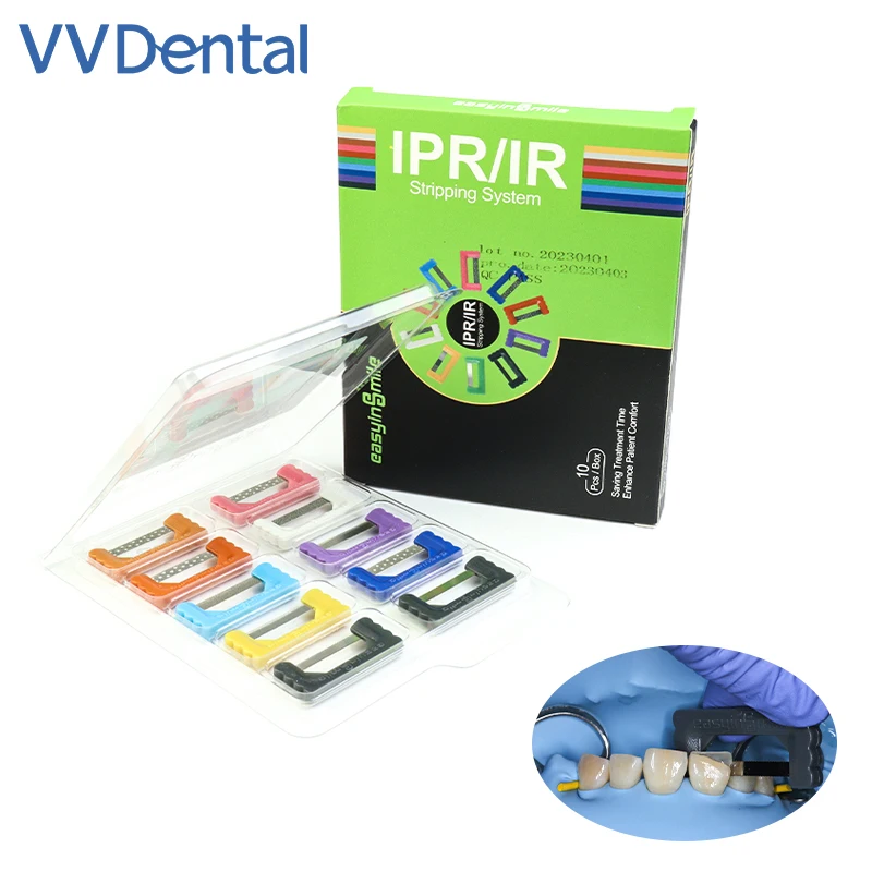 VVDental Dental IPR Orthodontics Kit Reciprocating Interproximal Reduction Strips Polish Dentistry Enamel Reduce Saw