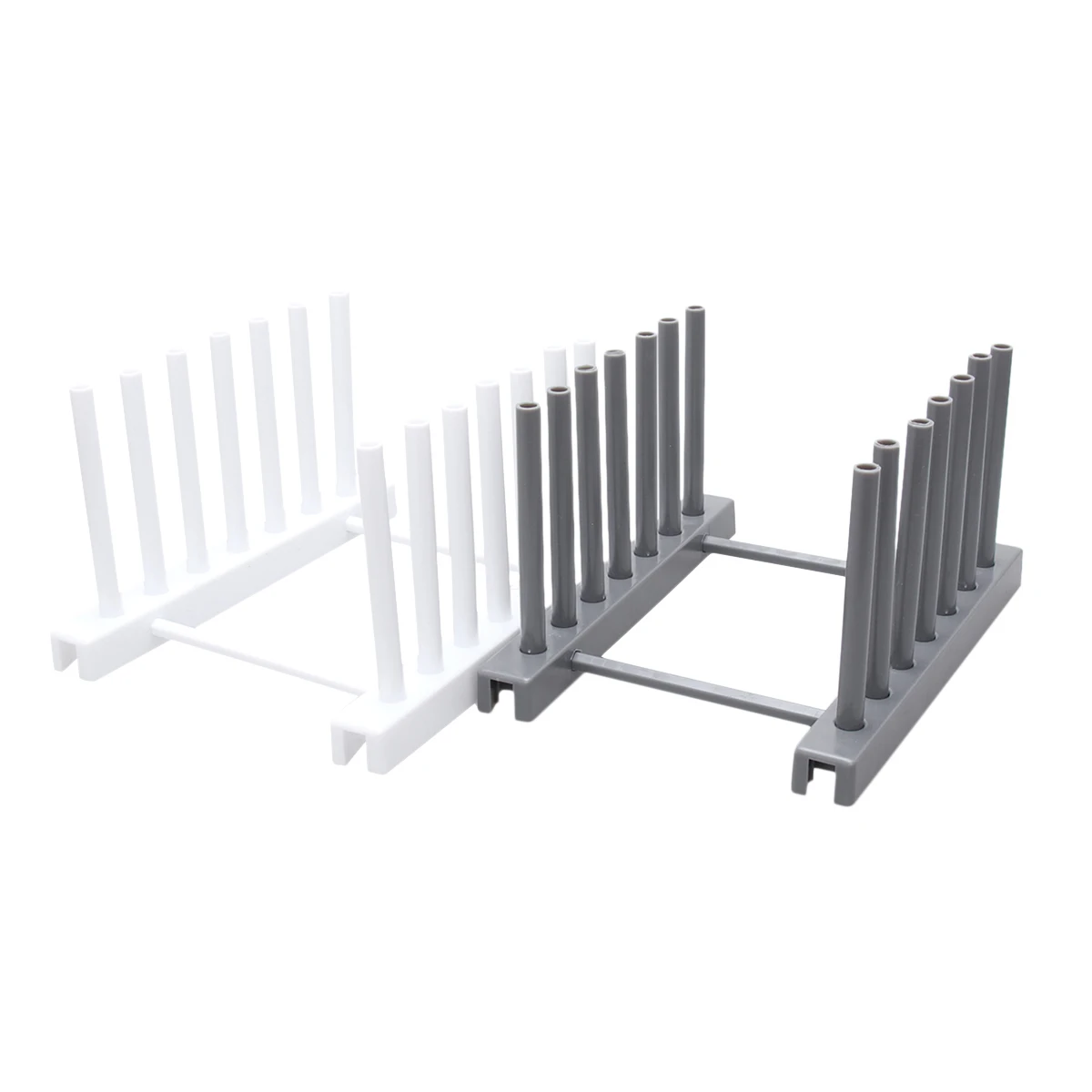 2 pcs DishRack KitchenStorage ganizer Plate Saucer CupSt DisplayHolder MultiUse Healthy Environmental Plastic Storage