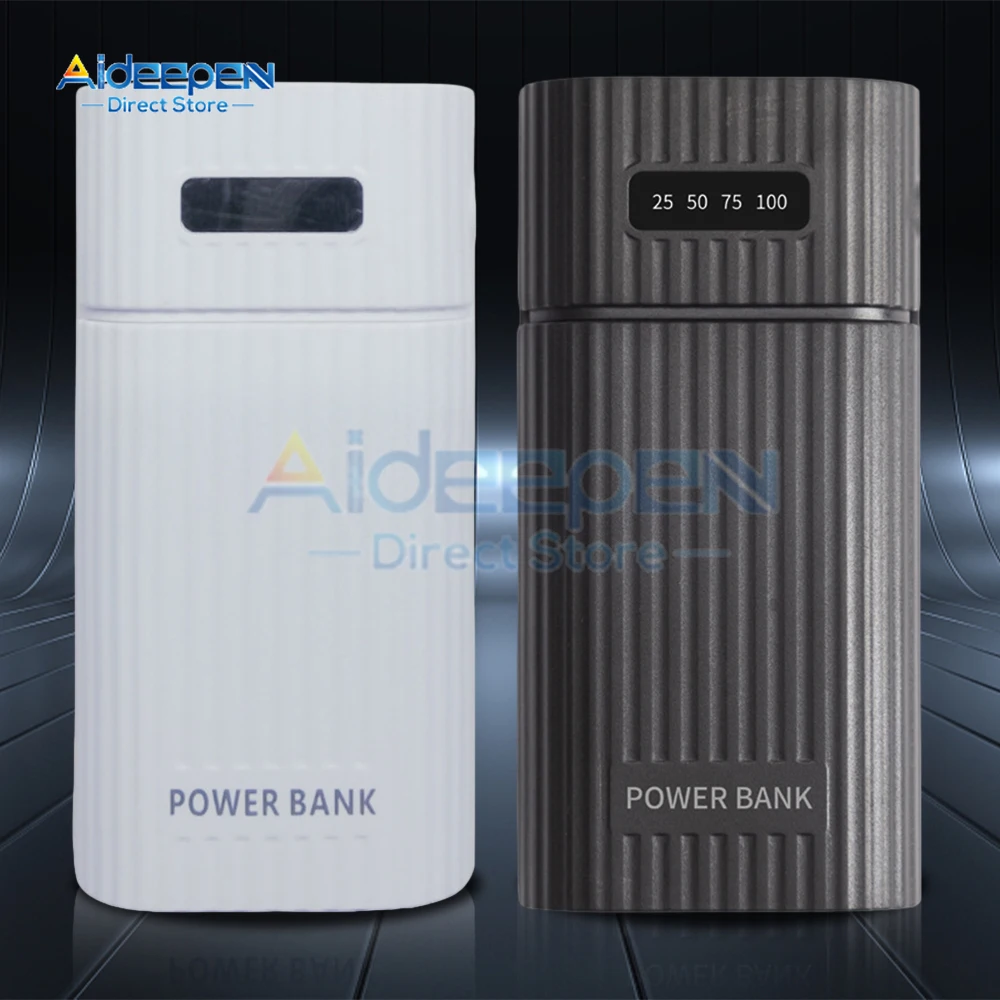 18650/18700/20700/21700 Battery Charger Adapter Battery Pack DIY Power Bank for iPhone Power Bank Case Box Excluding Battery