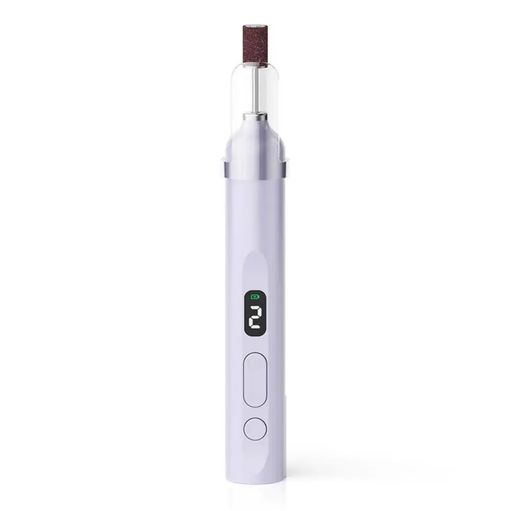 LCD-scherm Elektrische nagelboorset USB-penstijl met 5 slijpkoppen Nageldroger Handheld draadloze oplaadbare UV-ledlamp