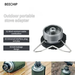 Butane Adapter with Bracket Gas Cartridge Head Conversion Adapter Nozzle Bottle Type Input Screw Type Lindal Valve Output 2023