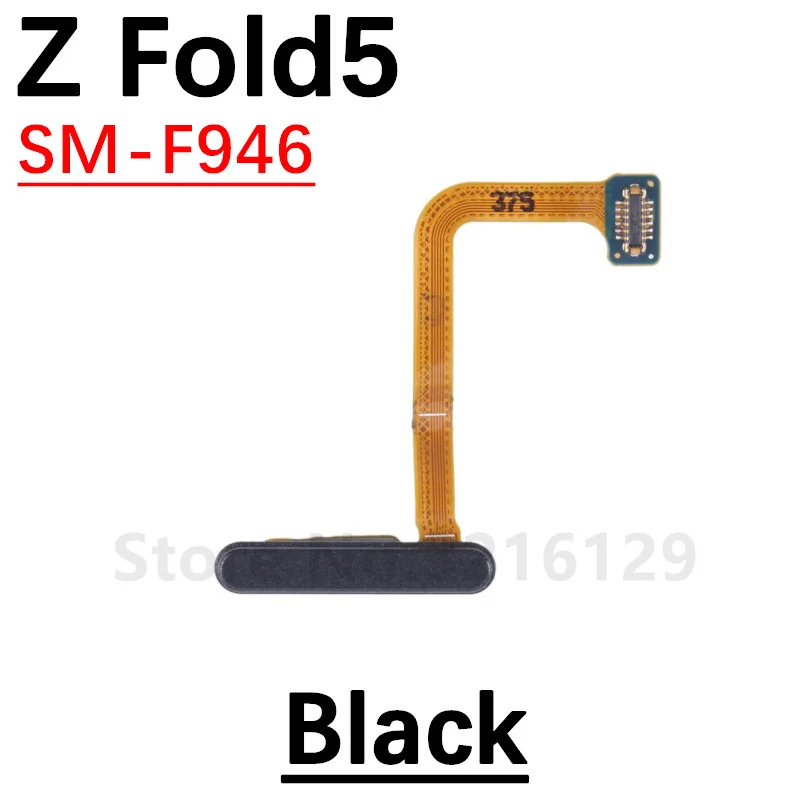 Power Home Button Menu Return Key Fingerprint Touch ID Recognition Sensor Flex Cable For Samsung Z Fold2 Fold3 Fold4 Fold5 5G