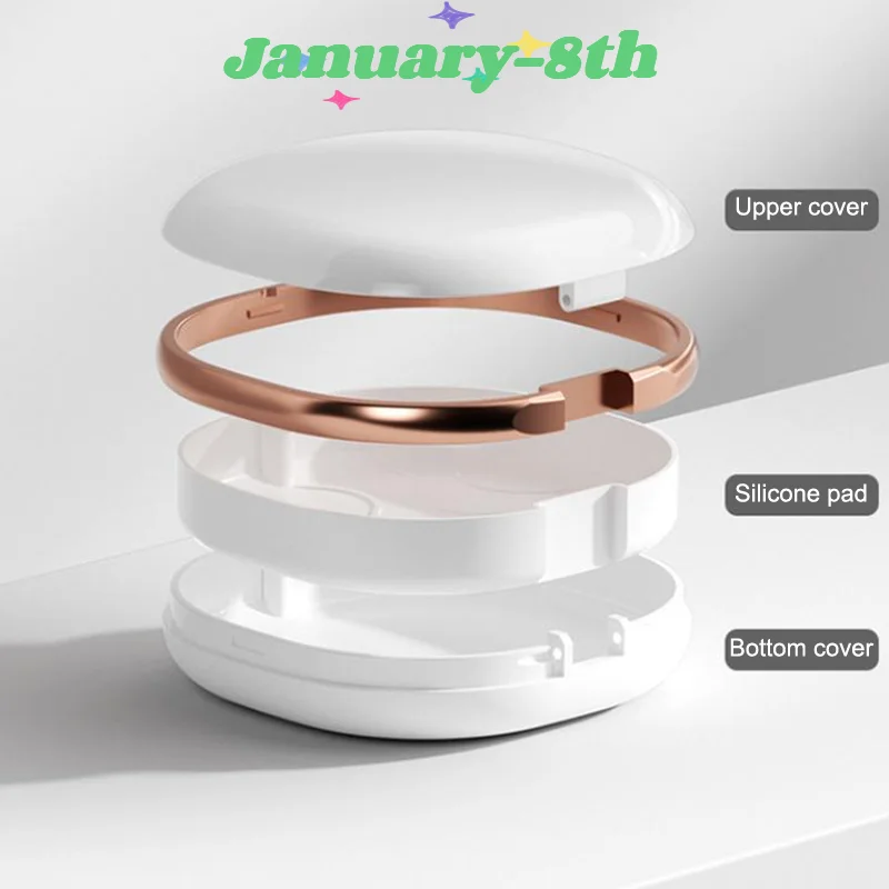 1 ชิ้นแม่เหล็กฟันปลอมกล่องวงเล็บกรณีทันตกรรม Retainer กล่องกรณี Aligner Mouth Guard คอนเทนเนอร์สําหรับฟัน Travel