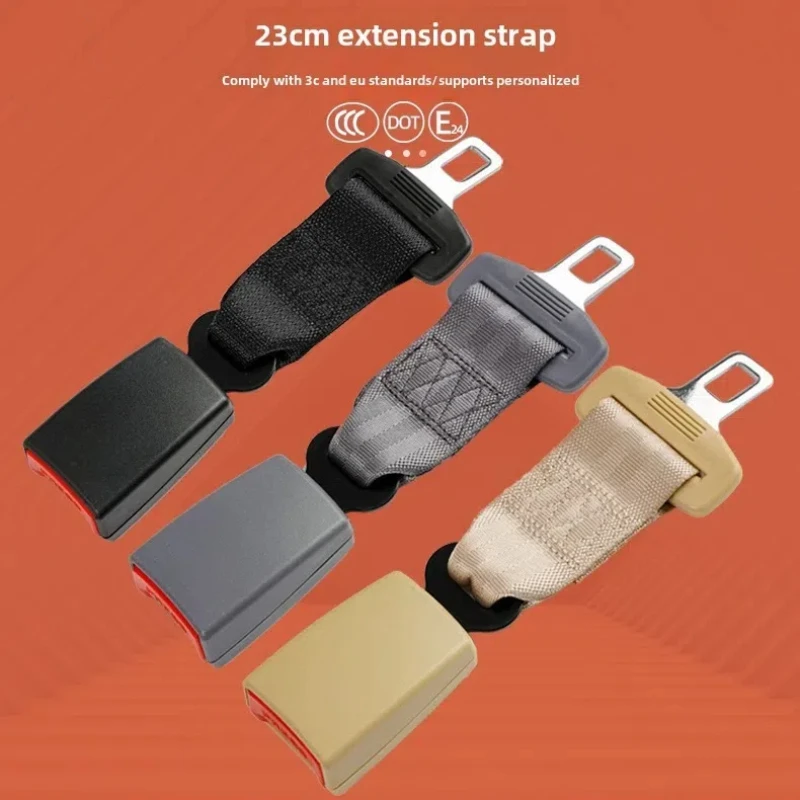 

Universal Car Safety Belt 23CM Seat Belt Extension Plug Buckle Seatbelt Clip Adjustable Extender Child Universal Lengthening