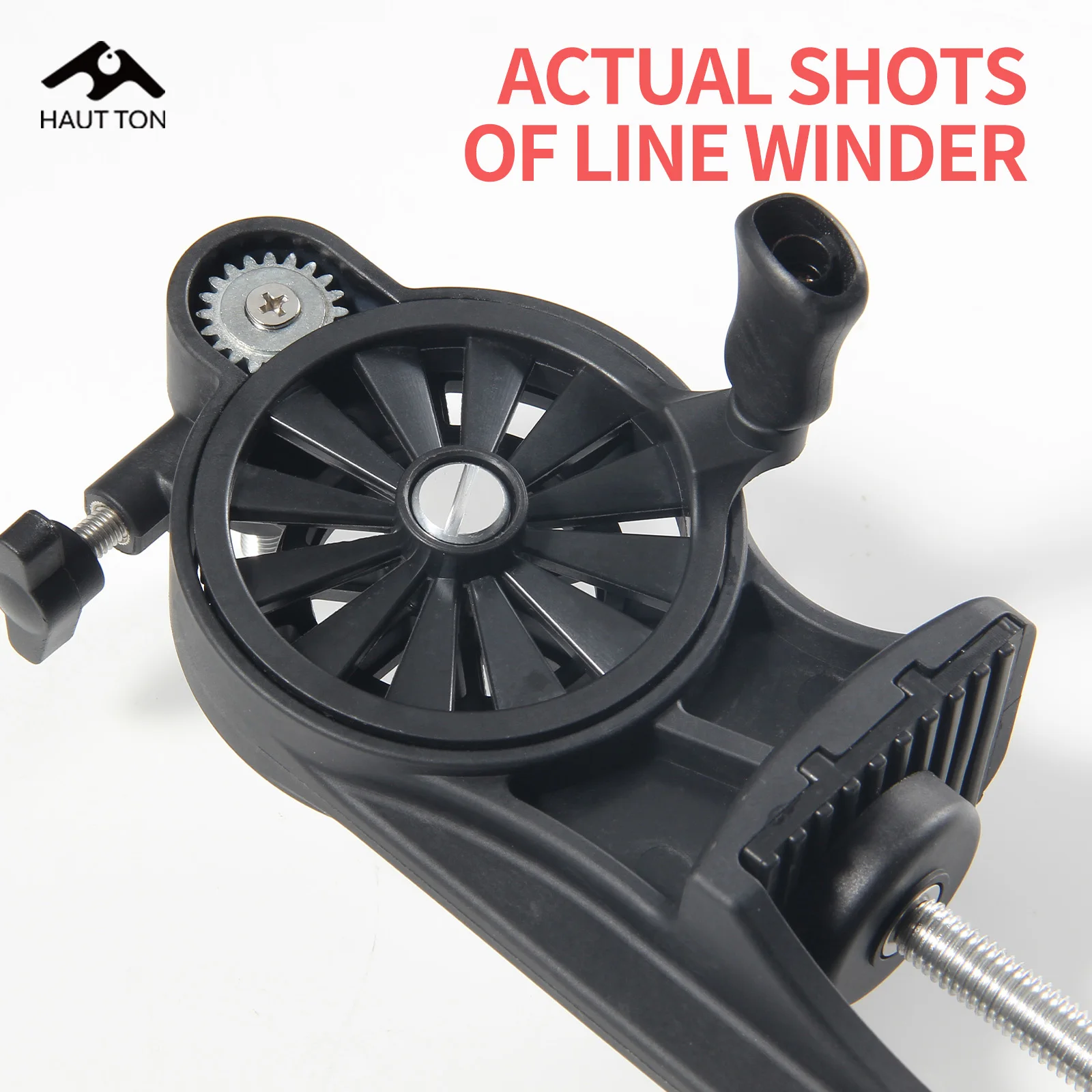 HAUT TON 1pc Easy To Operate Portable Fishing Line Winder Effortlessly For Spinning & Casting Reels Must-Have Fishing Accessory