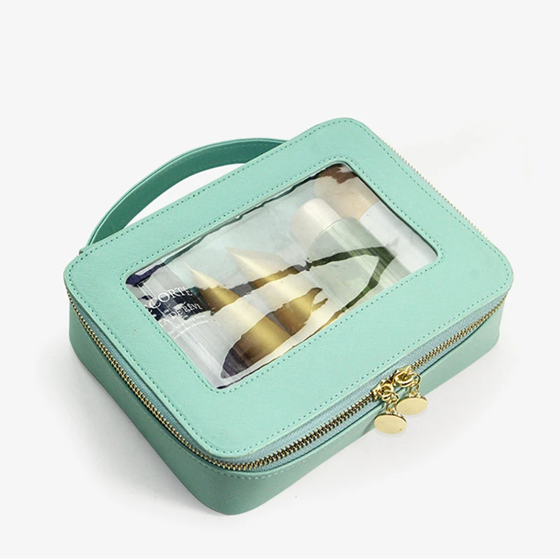 Transparent Cosmetic Bag Toiletry Organizer Make Up Case for Women Multifunction Travel Waterproof Beauty Wash Storage Pouch