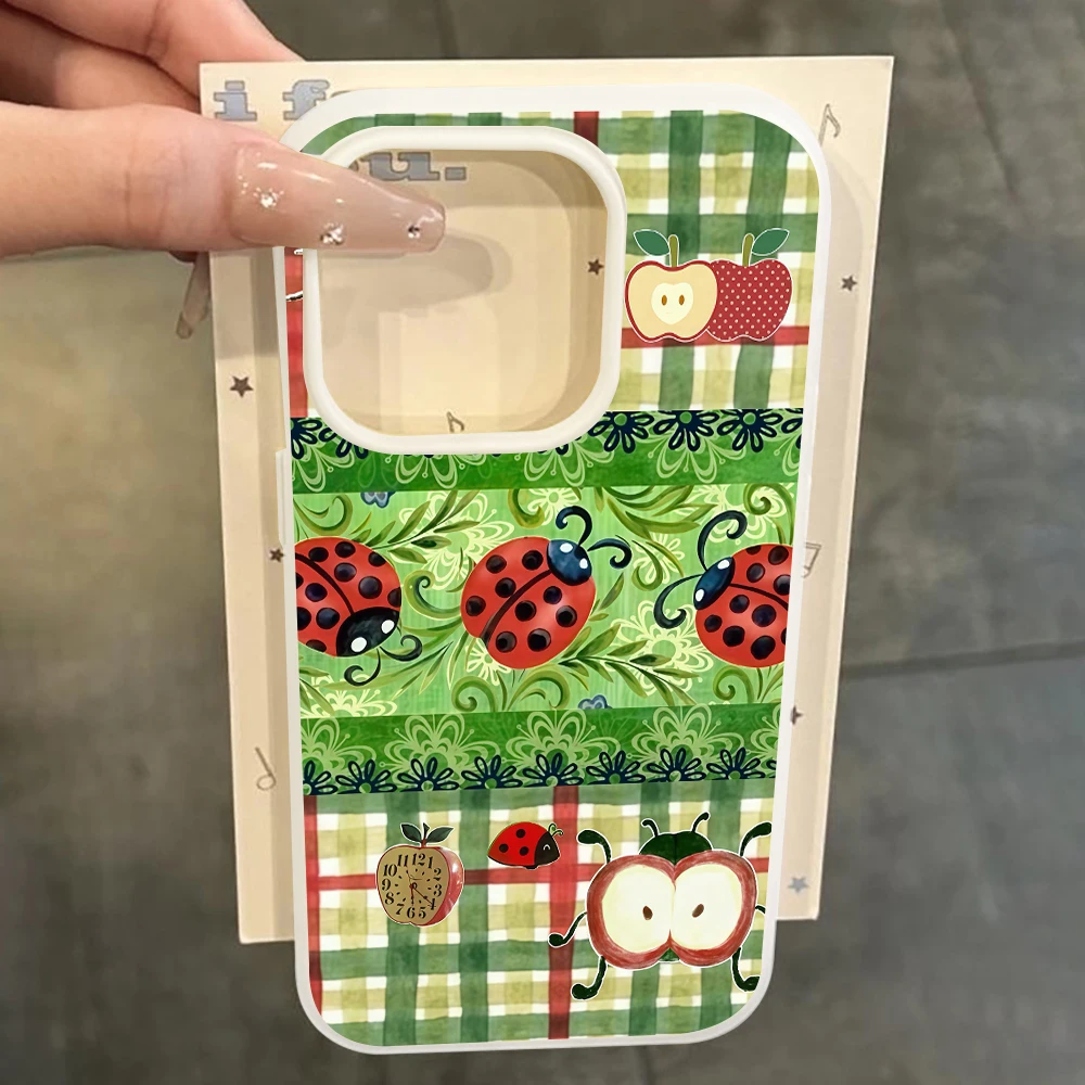 Für Xiaomi Redmi Note 14 13 12 11 10 Pro Plus 4G 5G Redmi 14C 13C 15C Country Green Plaid Print Handyhülle Silikon TPU Cover – Detail 4