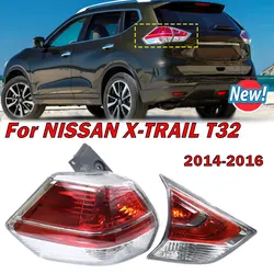 Dla NISSAN X-TRAIL T32 2014 2015 2016 tylne światło samochodu światła przeciwmgielne Stop światła hamowania kierunkowskaz bez żarówek akcesoria samochodowe