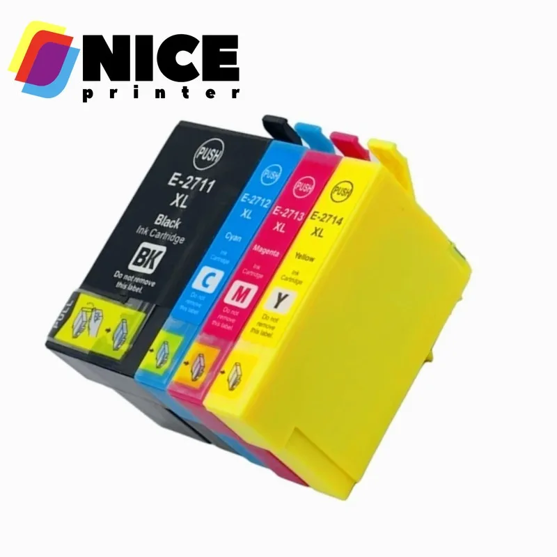

1 комплект, 27XL T2711 T2714, картридж для Epson WorkForce WF7110 WF7610 WF7620 WF3620 WF3820 WF3640 3640D 7110DTW 7610DWF 7620D