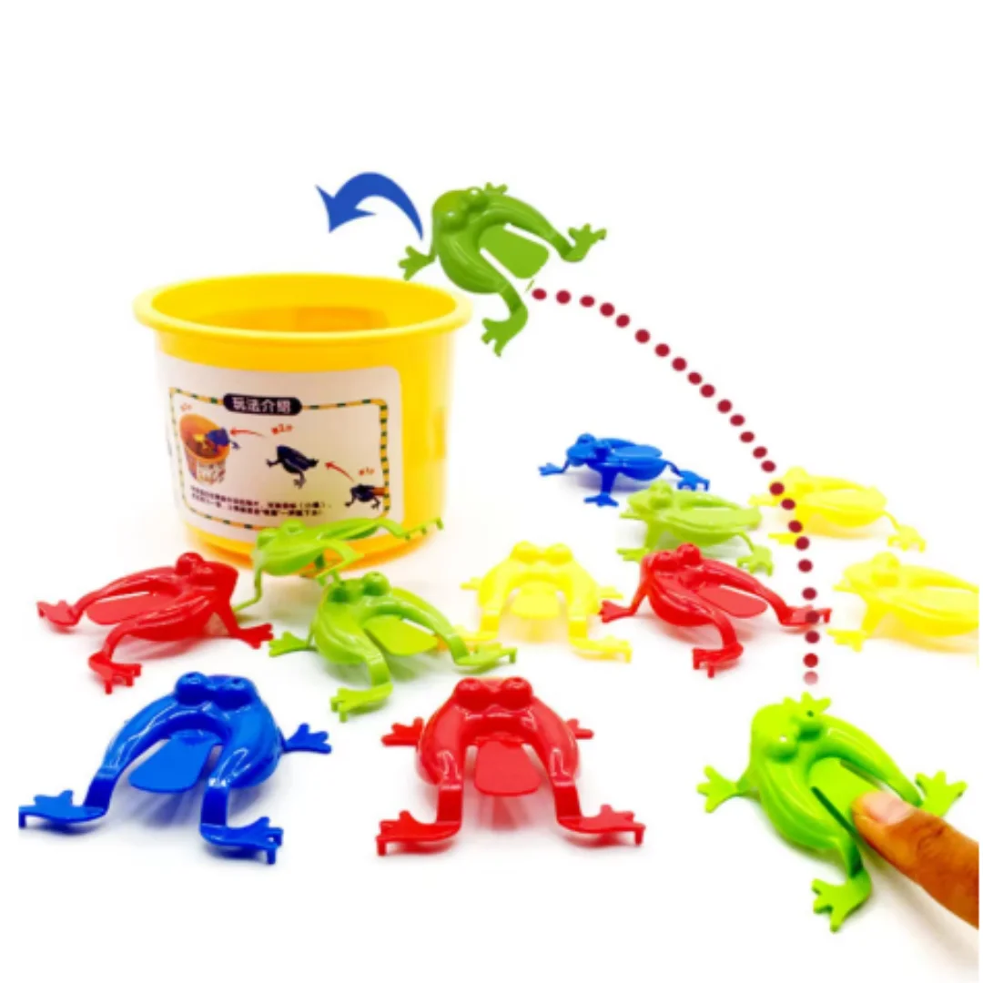 10-20Pcs Jumping Frog Bounce Fidget Toys For Kids Novelty Assorted Stress Reliever Toys For Children Birthday Gift Party Favor