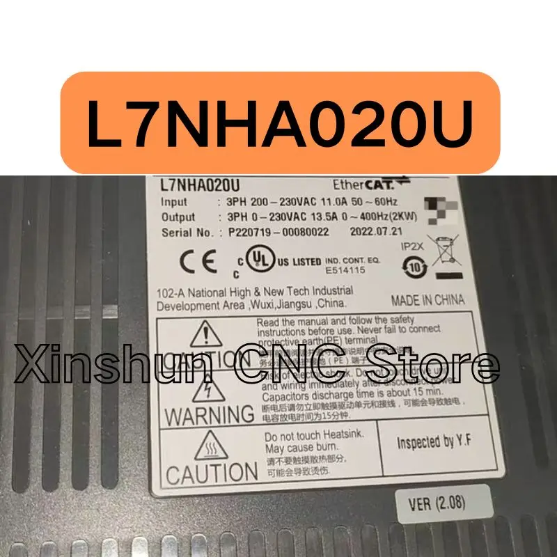 

New L7NHA020U 2KW servo drive for fast delivery