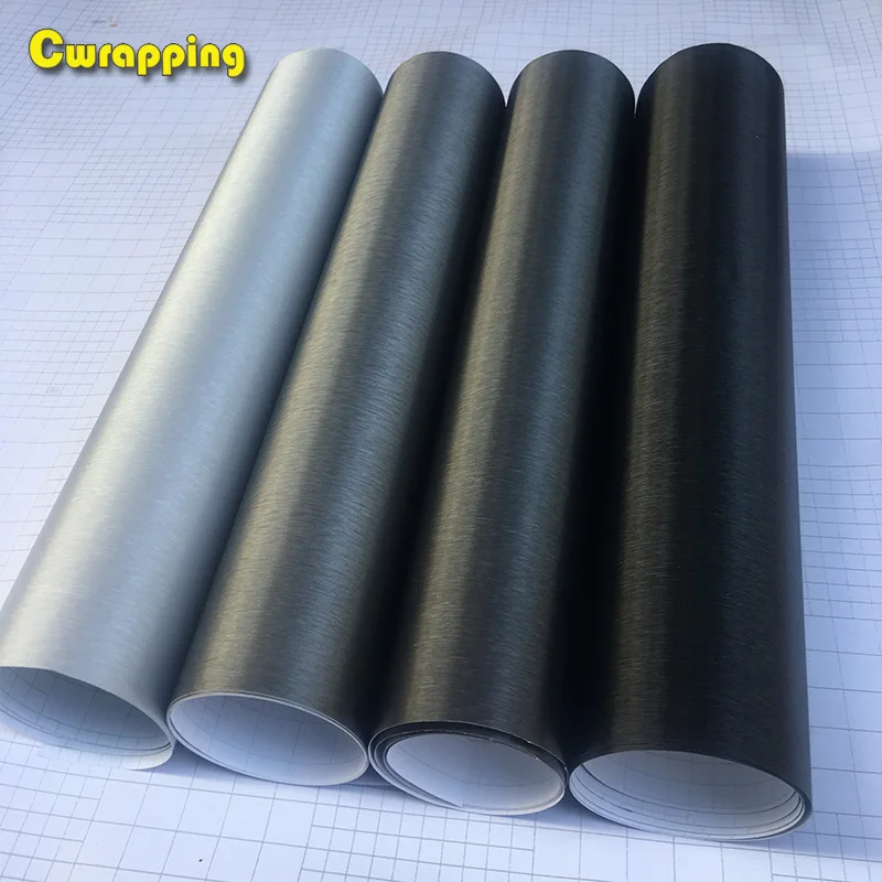 50センチメートル * 1/2/3/4/5メートルの車のスタイリングマットアルミカーラップビニールフィルムシートオートバイ自動車車のステッカーデカール