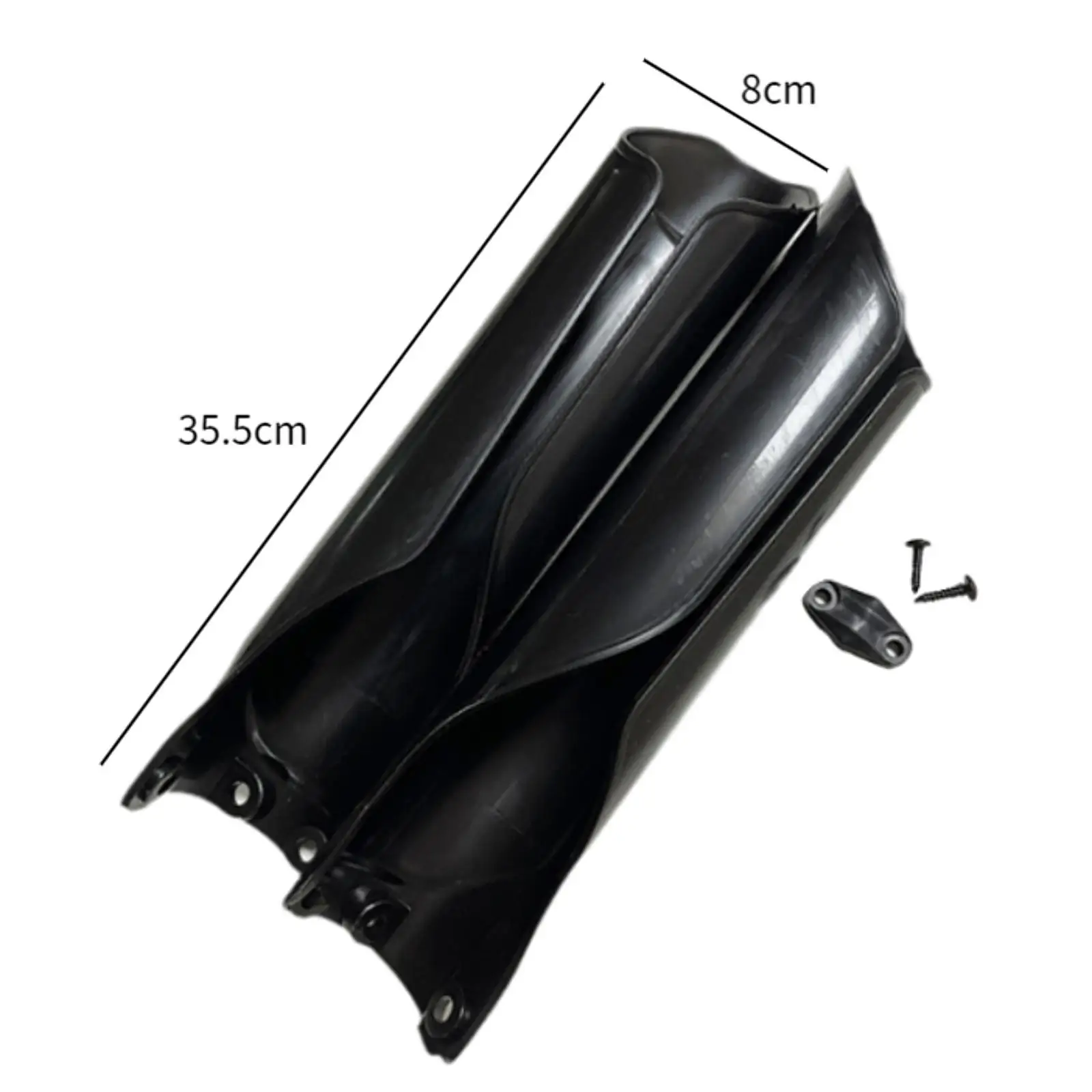 2 Pieces Shock Absorber Guard Compatible Black for TE250/3001 2018-2021 Black