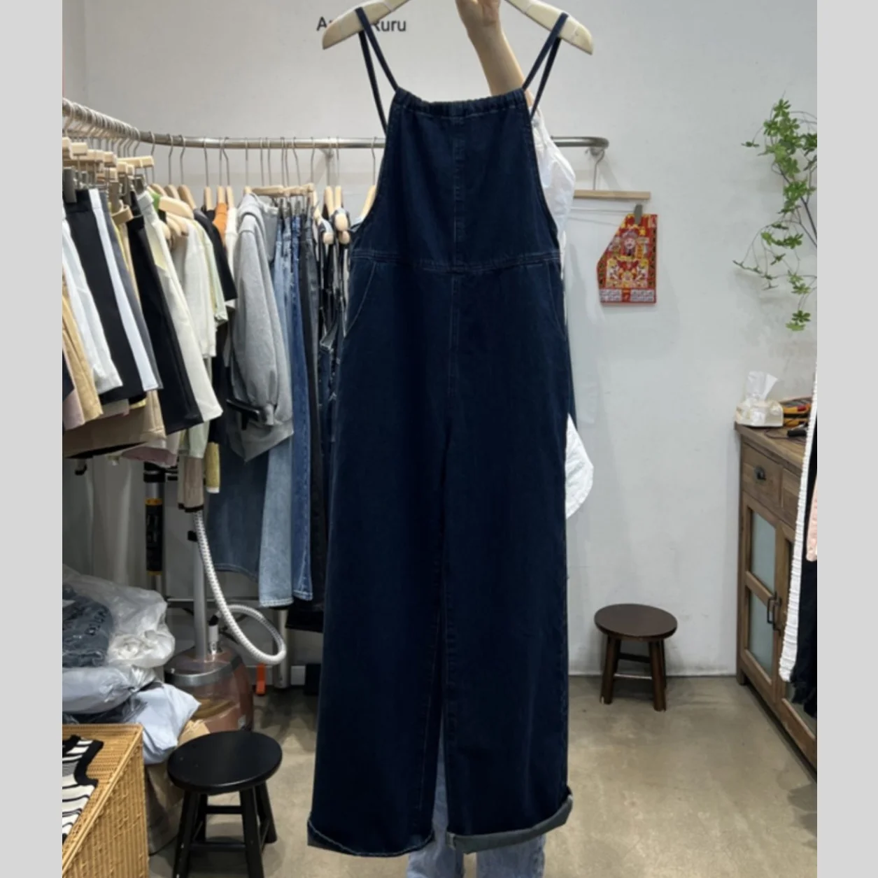 High Waist Denim Overalls Thin Summer New Style Women's Fashion Slimming Long Pants Versatile Cotton Blend Commute Style