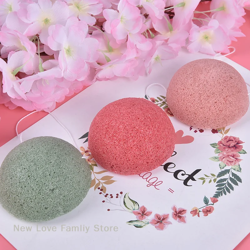 

Konjac Face Puff Sponge Cotton Beauty Face Puff Cleansing Makeup Remover Face Wash Puff