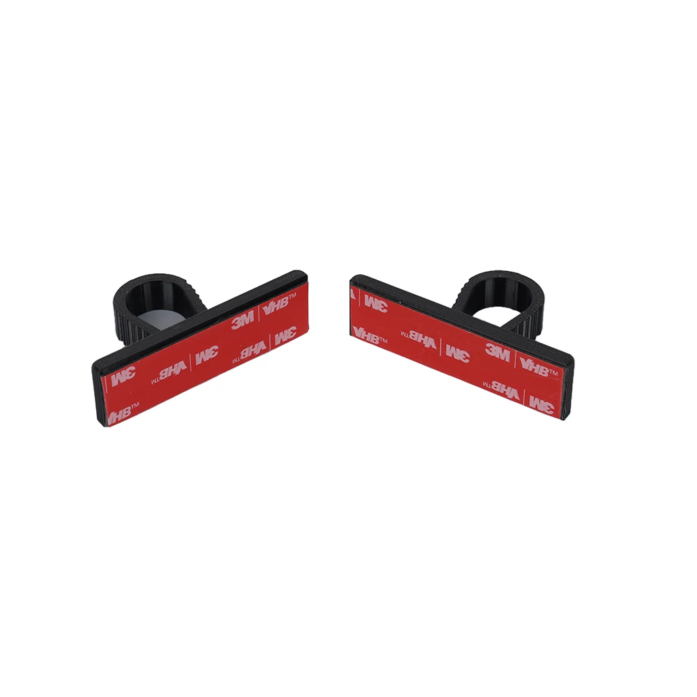 2PCS Grille Licence Plate Holder Honeycomb Pattern 3M VHB Adhesive Snap-On Fasteners For Audi RS Model VehicleLicence Plate Clip