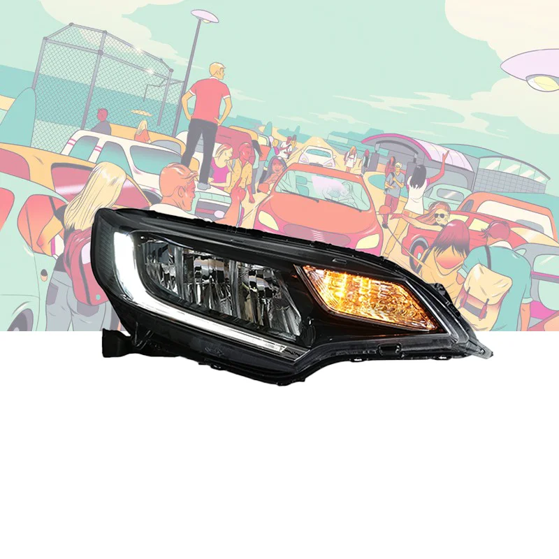 

For Honda Fit 2014-2020 Modified Headlight LED Headlight Assembly Car Accessories Auto Headlamp