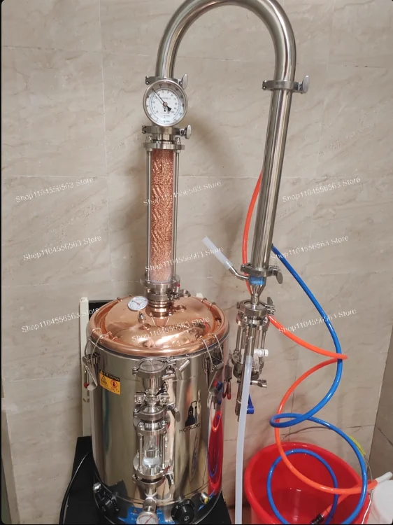 

Small Hydrosol Distiller Hydrosol Machine Essential Oil Hydrosol Extractor Distillation Equipment Automatic