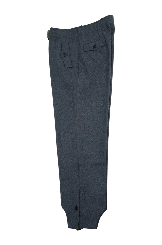 GUWD-005 WWII German Luftwaffe blue grey wool panzer trousers