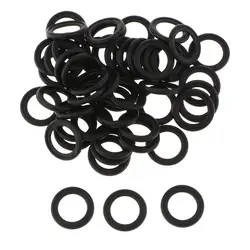 50pcs/Set F75Z-6734-AA Plug Drain Washer Auto Oil Gasket Seal Fits for Ford