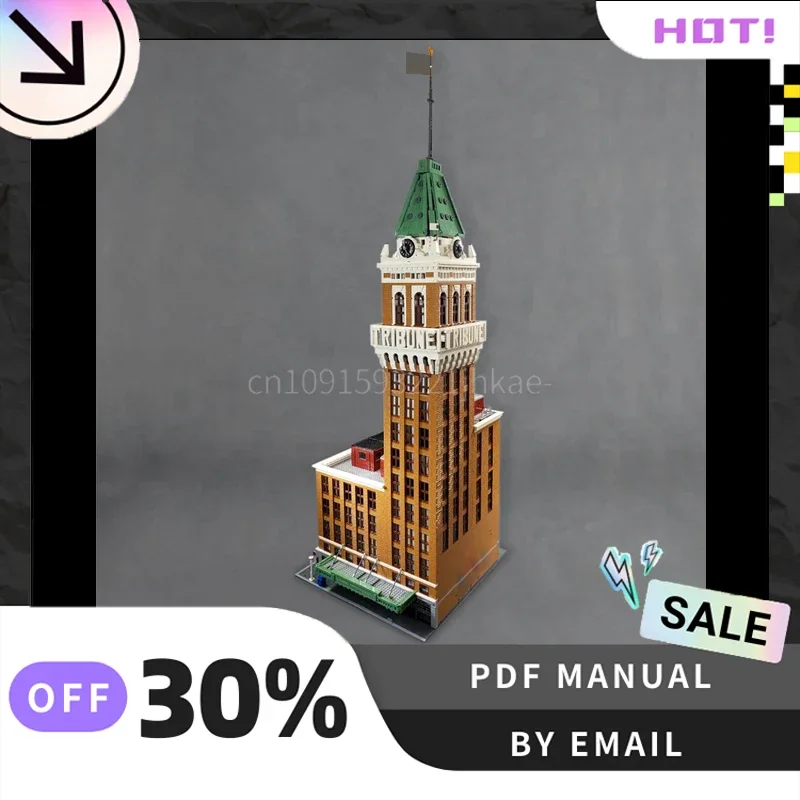 [14642PCS] MOC Personalizzato Grattacielo Creativo Building Blocks Set STEM Giocattoli Educativi FAI DA TE Modello di Costruzione Kit Regalo Di Compleanno