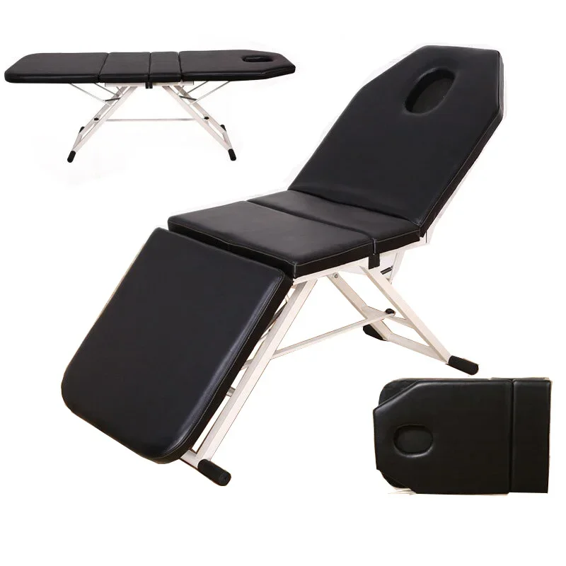 

Folding Massage Table Bed Spa Tattoo Couch Beauty Portable Aesthetic Stretchers for Massage