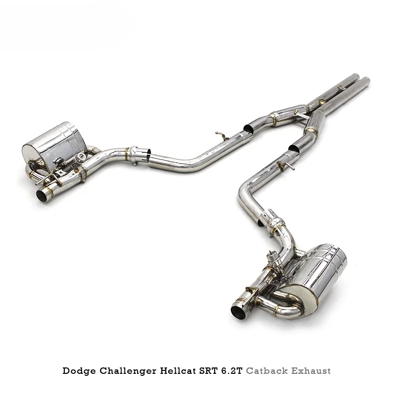 Boska Catback Exhaust For  Challenger Hellcat SRT 6.2T 2016-2022 Stainless Steel Exhaust Pipe Muffler Exhaust System