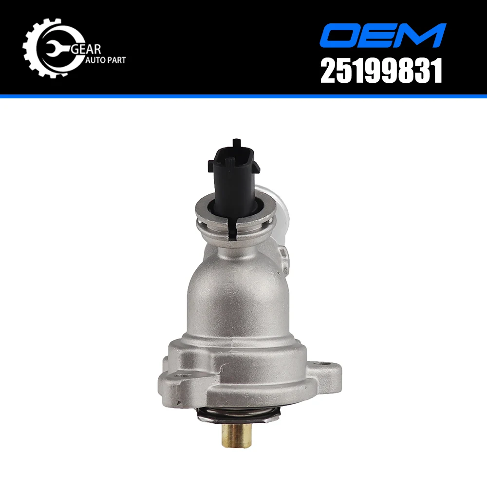 Aluminum Engine Cooling Thermostat Housing Cover Assembly fit for Chevrolet Spark Beat Matiz 1.2L 2013-2015 96988257 25192923