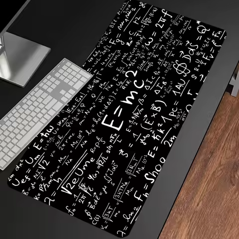E=mc2 Formula Science Mouse Pad Mouse Pad Desk Mouse Pad Cute Desk Pad Extended Gaming Keyboard Mats Large XXL Gamer Mousepad