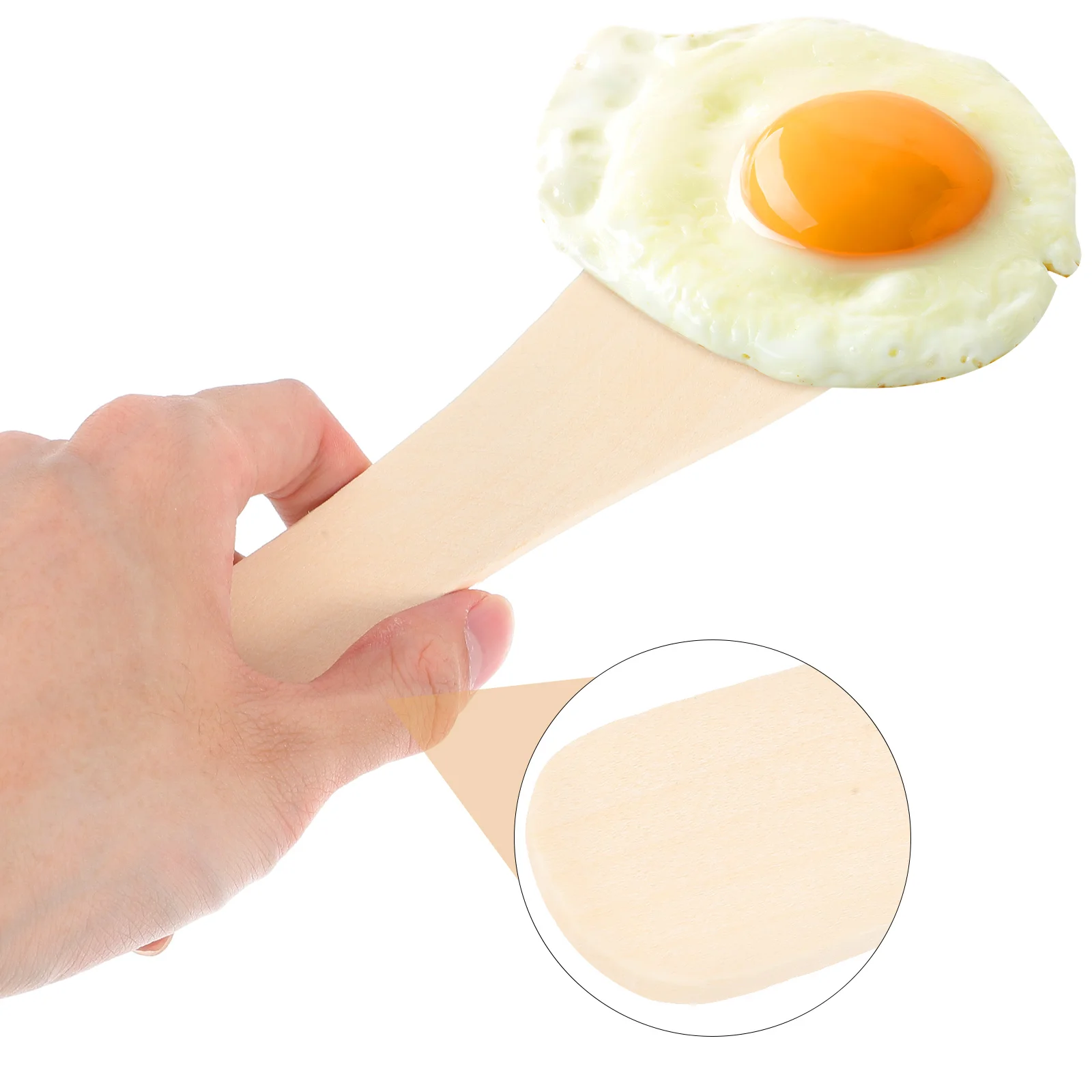 6pcs Non-Stick Wooden Spatula Small Wood Turner Nonstick Cooking Spatula Set Utensils Spatula Cooking Shovel Kitchen Utensils