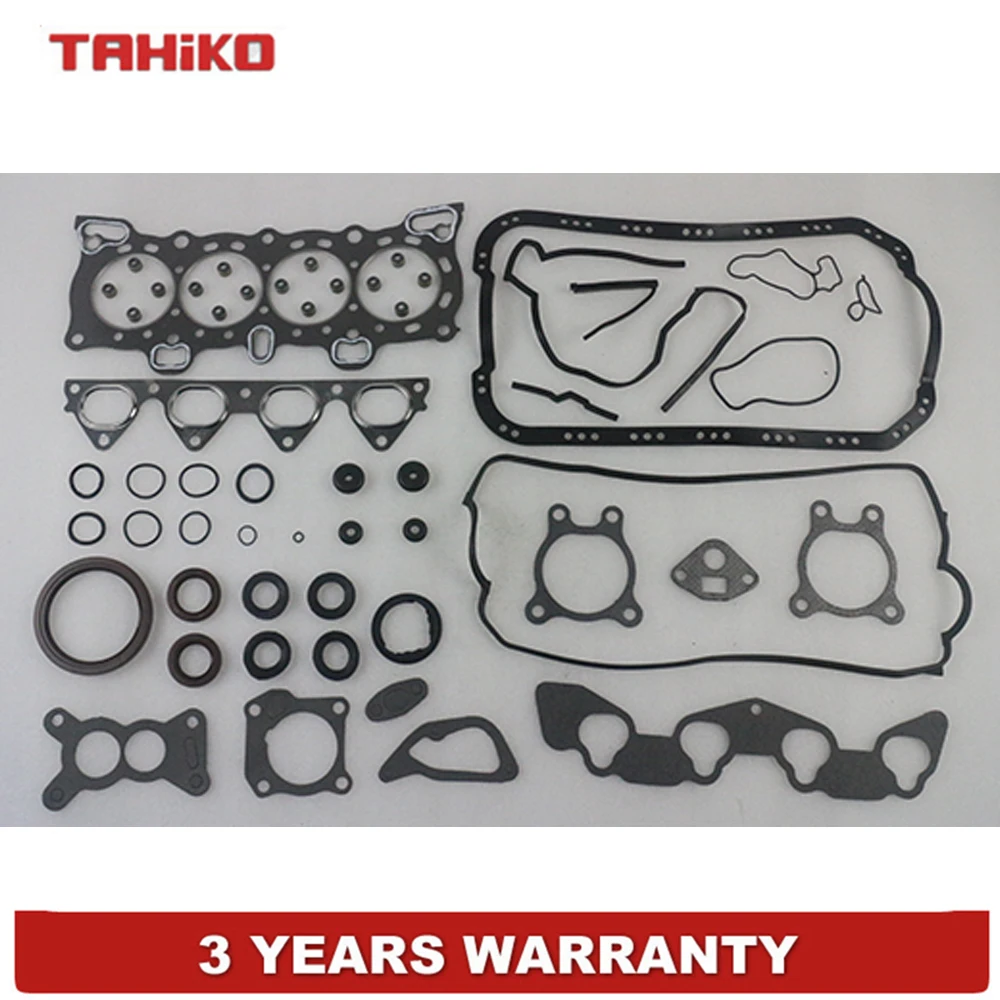 

FULL HEAD OVERHAUL ENGINE GASKET Set Fit For Honda Civic CRX D15B1 D15B2 D15B7 D16A6 D16A6 DX, LX EX, RT, Si DEL SOL VRS