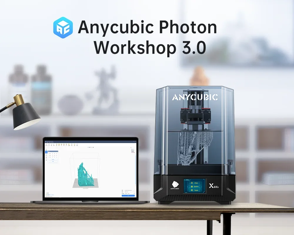 Imagem -04 - Anycubic-impressora 3d Photon Mono x 6k 9.1 Polegada Lcd Sla Alta Velocidade Resina uv Tamanho de Impressão 200x196x122 mm Oficial