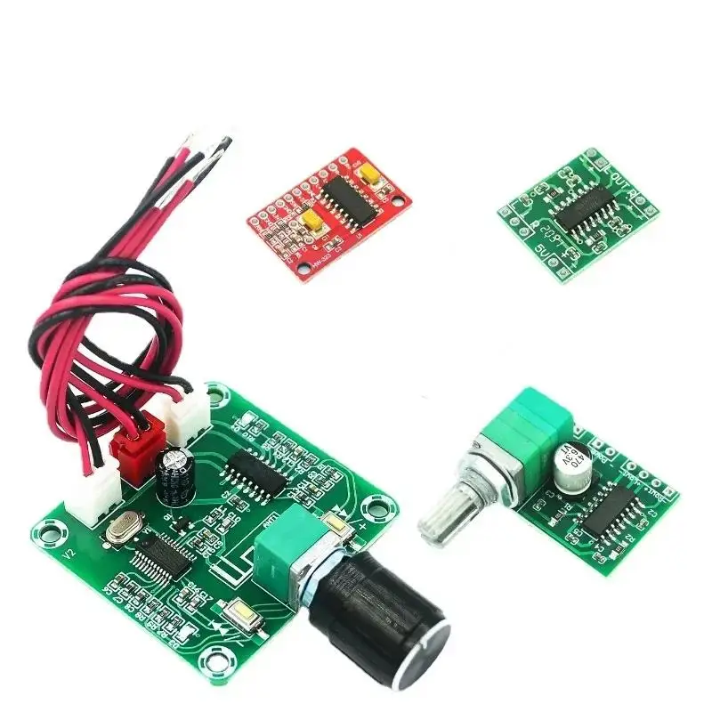 Bluetooth 5.0 PAM8403 MINI Digital Amplifier Board 2 * 3W Class D Digital DC 2.5V To 5V Power Speaker Module With Potentionmeter