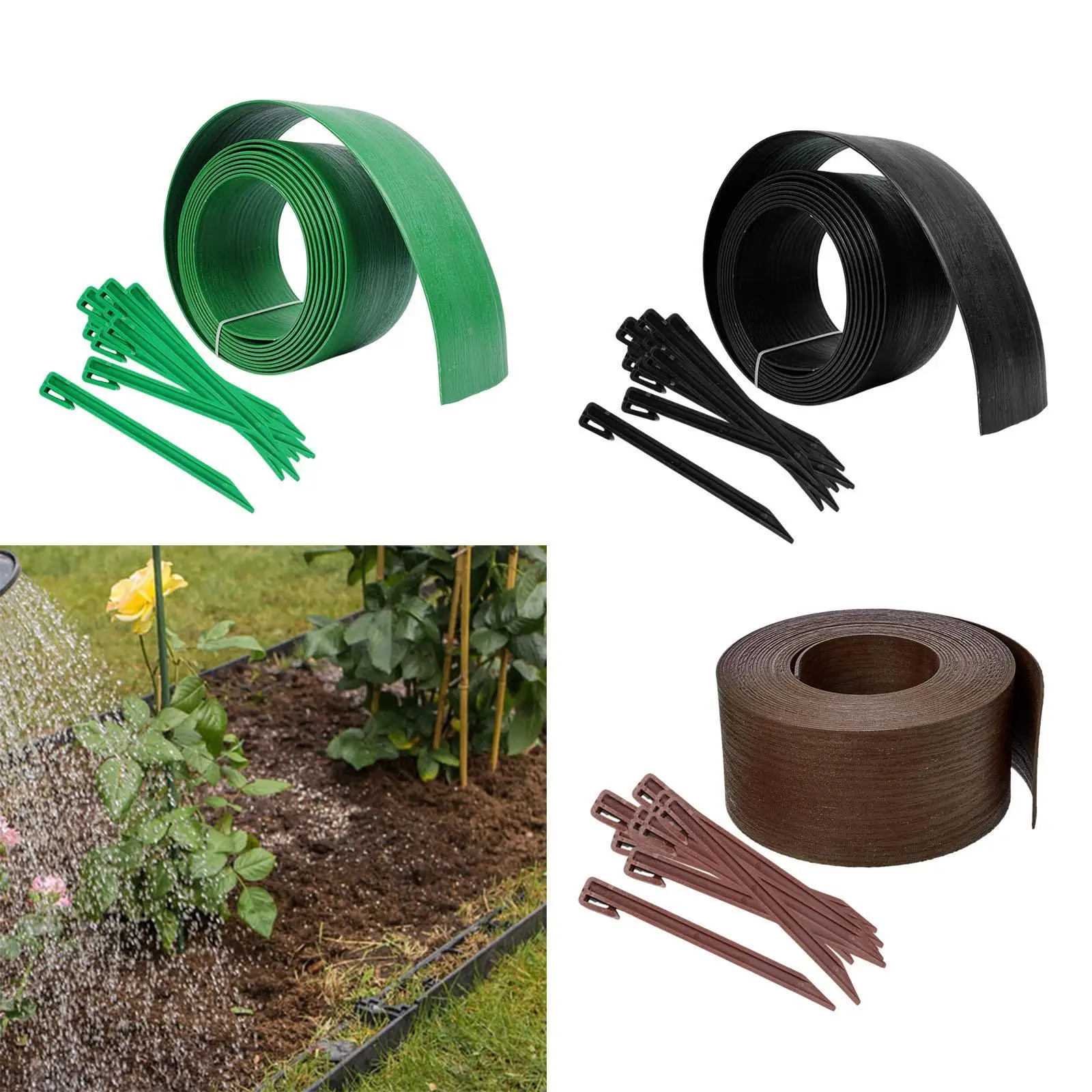 

Garden Edging Border Accessory Garden Edging Fence for Outdoor Patio Yard