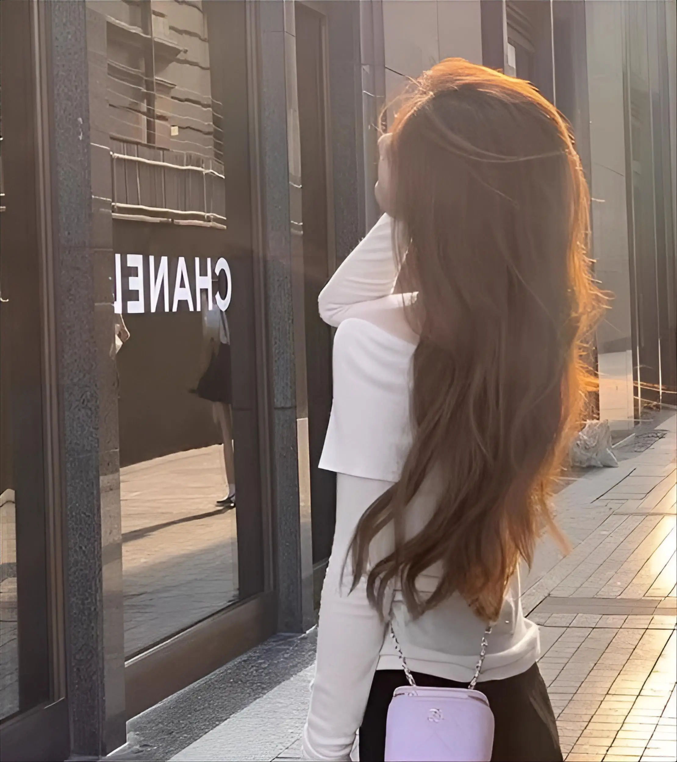 قبالة الكتف تي شيرت فضفاض مترهل المرأة الخريف لينة مضلع الطية أعلى Preppy طالب جامعي العودة إلى المدرسة اليومية بلوزة السيدات #4