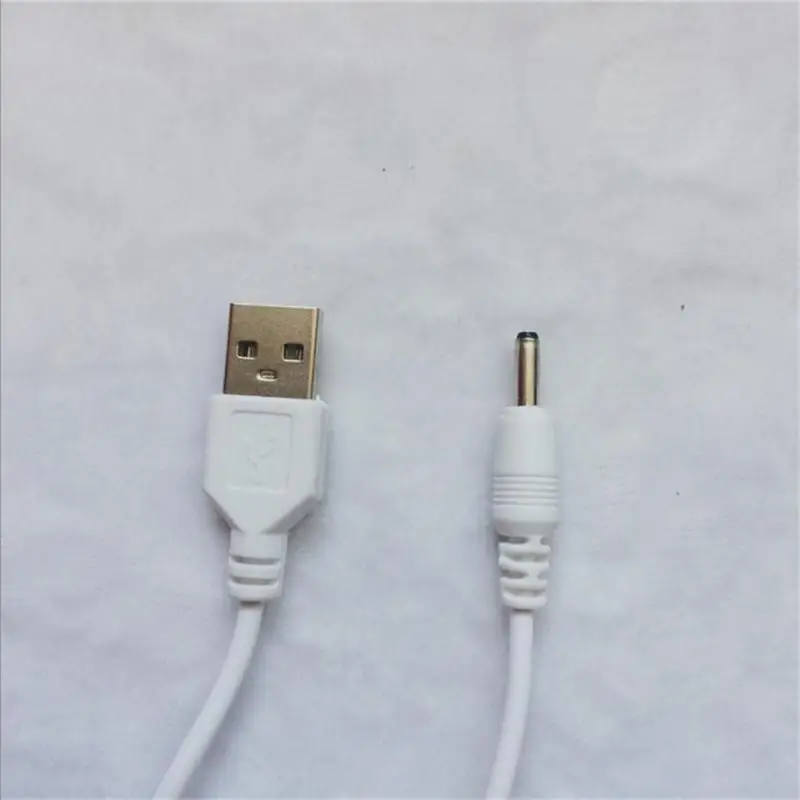 A Male to 3.5 x 1.35 mm Jack DC Power Charger Cable Connector Cord  USB LED Strip Lights Charging Cord