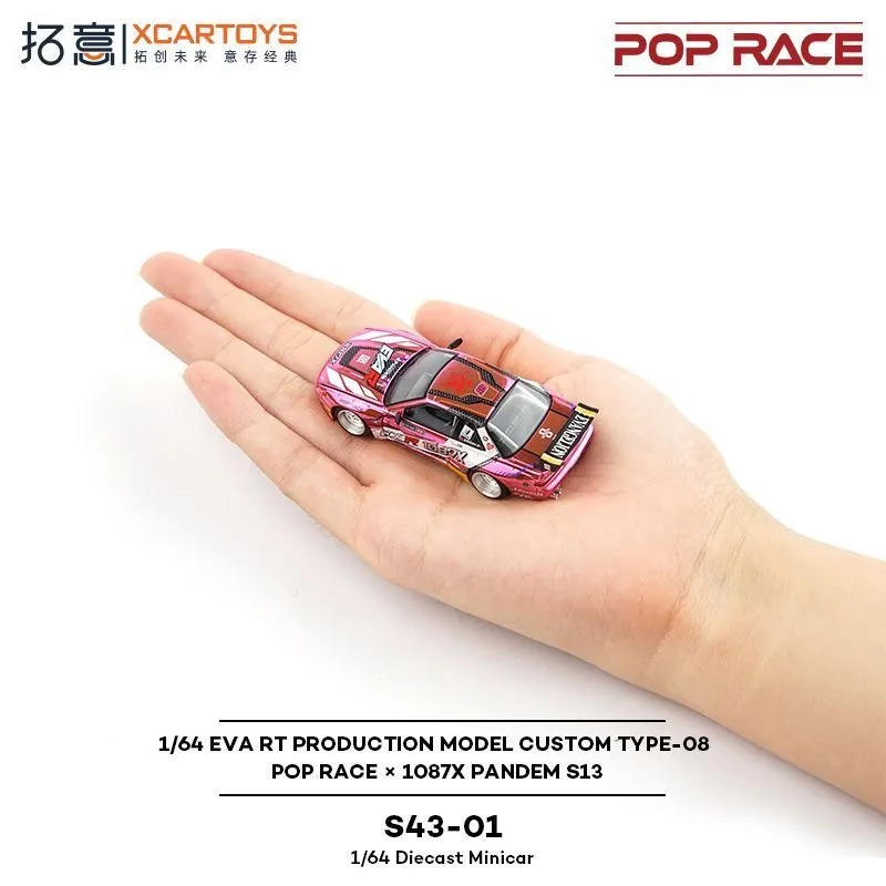 POP RACE XCARTOYS 1:64 1087X Pandem S13 EVA RT PRODUCTION