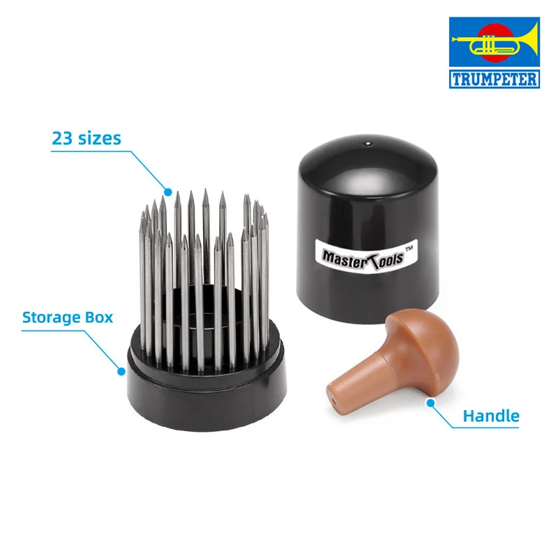 Hobby model building tools Miniature rivet punch maker 0.25-1.35mm 23 sizes For Model DIY detail adding tool