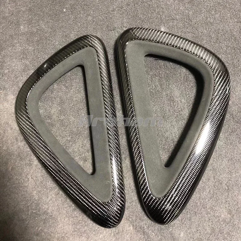 100% Real Carbon Fiber With Alcantara Or Forging 1K8868055A For Volkswagen Scirocco MK3 Door Interior Grab Handle Trim